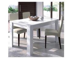 Tavolo allungabile 6 posti AFRODITE 140 bianco cucina sala pranzo estensibile