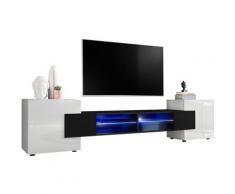 Extreme Furniture - Vetrina da Parete Bridge v1, (LxAxP): 230 x 52.5 x 35, Sezione centrale in