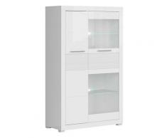 Hucoco - myrina - Soggiorno/sala da pranzo con doppia vetrina in stile moderno - 160,5x97x42 - 7