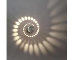 Applique a LED da 3 watt, applique in alluminio, lampada da bagno, applique moderna