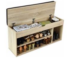 Scarpiera Multifunzione, Panchina per Cambiare Scarpe, Panca Porta Scarpe e L'unita Contenitore,