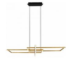 Etc-shop - Lampada a sospensione a soffitto di design a led ottone opaco illuminazione soggiorno