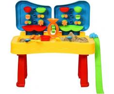 Costway - Tavolo Pieghevole per Gioco di Sabbia ed Acqua 2 in 1, Tavolo da Gioco per Bambini,