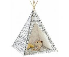 Sobuy - Tenda Indiani Bambini Teepee Bambini Casette Bambini tenda per bambini casetta da giardino
