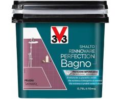Smalto Rinnovare Perfection Bagno Muri Piastrelle Mobili Reistente Acqua - Colore: Prugna Satinato