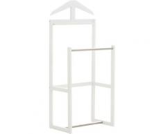 Arredocarpet - Servomuto appendiabiti in legno bianco