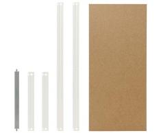 Shelfplaza - home 110x50 cm Set completo di ripiani in bianco per scaffalature a incastro/ Ripiani