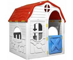 vidaXL Casetta per Bambini Pieghevole con Porta e Finestre