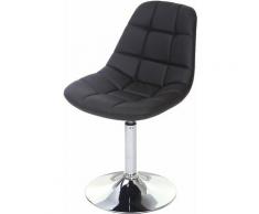Mendler - Set 2x sedie sgabello HWC-A60 design moderno sala pranzo ecopelle marrone