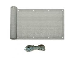 Rebecca Mobili Frangivista Telo Balcone Polietilene Grigio Ombra Privacy 0,9x5