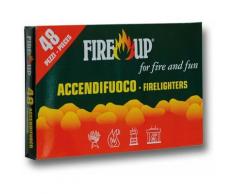 Milo Srl - Accendi fuoco per stufe e barbecue diavolina con Kerosene confezioni da 48 cubetti