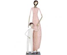 Madre e figlio Statua Statua Decorazione Iron Calore Home Ornament Soggiorno Armadio Bambini Camere