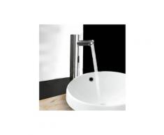Rubinetto lavabo alto moderno con sensore automatico cromato