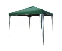 Gazebo da Giardino 3x3 m in pvc Verde