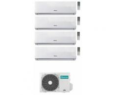 Hisense - CONDIZIONATORE QUADRI SPLIT NEW COMFORT 9000+9000+9000+12000 BTU 4AMW81U4RAA R-32 A++
