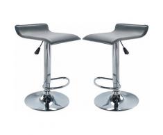 Sgabello moderno da bar e sala da pranzo di design moderno industrial cm 39,5 x 38,5 x 63,5/84 h