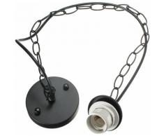 Lbtn - kingso E26 Presa Moderna Soffitto Rosone Catena Lampadario a Sospensione Lampada Luce