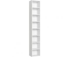 180 cm Libreria Scaffale Porta CD Colonna musicale per soggiorno in ufficio - Homfa