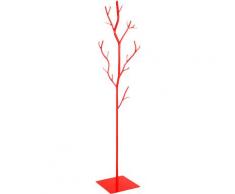 Appendiabiti da Terra 33x33x178 cm in Ferro Battuto Vasconi Salice Rosso