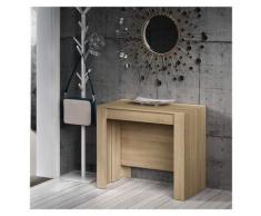 Tavolo consolle allungabile venere rovere salvaspazio multiposizione cucina sala