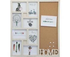 Quadro Portafoto Porta foto multiplo Cornice 8 posti fotografie da parete Home