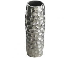 Beliani - Vaso di fiori in alluminio argento metallo decorazioni per la casa vaso decorativo alto