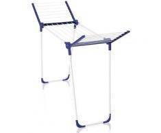 Leifheit Pegasus 120 Solid Compact Stendibiancheria da Pavimento Blu/Bianco