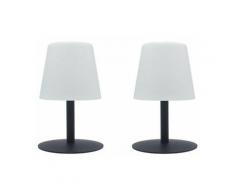 Set di 2 lampade da tavolo a LED senza fili H25CM 2x STANDY MINI ROCK