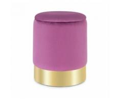 Gigi Sgabello Imbottito 38x31cm (AxØ) Vano Interno Velluto violetto
