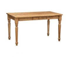 Biscottini - Tavolo Consolle non Allungabile Scrivania in Legno da Salotto Cucina Soggiorno