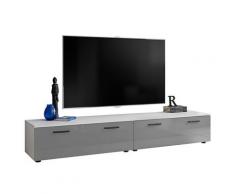 Extreme Furniture - Vetrina da Parete T30-200, (LxAxP): 200 (2x100cm) x 34.5 x 45, Carcassa in