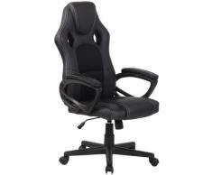 Sedia da ufficio sportiva Fire Nero/nero
