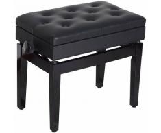Sgabello panchetta panchina sedia per pianoforte con vano portaoggetti altezza regolabile,