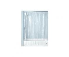 Interdesign - iDesign Tende da doccia in tessuto, tenda in poliestere impermeabile 180 x 200 cm,