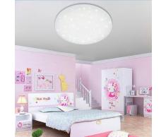 Lampada a soffitto a LED, lampada a soffitto bianco da 16 W con arredamento a stella, lampade da