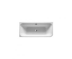 Duravit - Vasca da bagno Happy D.2 Plus 180x80cm, angolo a sinistra 700449, 2 pendenze posteriori,