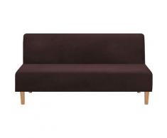 Copridivano Copridivano letto senza braccioli, Copridivano futon in velluto elasticizzato,