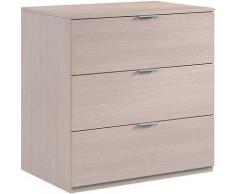 Kit Cassettone 3C Cm.80X38X77 Rovere Chiaro