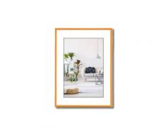 Cornice Foto Stampe Portafoto Quadro Minimal HOOKER PVC Colore ARANCIO 50x70 cm