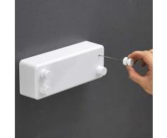 Heguyey - Stendibiancheria retrattile, doppio retrattile interno in acciaio inossidabile da 13,8
