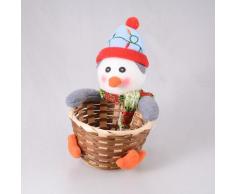 Cesto regalo natalizio Cesto natalizio Cesto natalizio Decorazione da tavola per bambini e piccoli