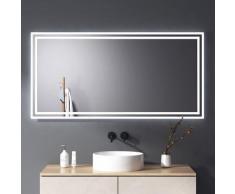 Specchi luminosi per bagno con Anti-Appannamento e Interruttore meccanico, Specchio da Parete