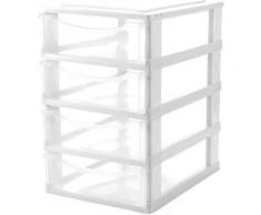 Baroni Home Organiser Cassettiera Ufficio. Organizer Scrivania. Portaoggetti Multiuso in Plastica.