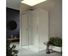 Nova - Specchi da Parete 2 pz 60x60 cm Quadrati in Vetro