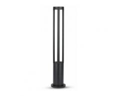 Led Italia S.r.l. - Lampada LED da Giardino Fissaggio a Terra LED COB 10W Colore Nero h:80cm 3000K