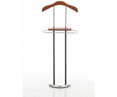 Servomuto Indossatore Appendiabiti con Gruccia in Legno e Piedistallo vari colori colore : Wenge