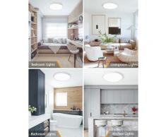 Plafoniera a LED Lampade impermeabili Lampada da soffitto rotonda per bagno Lampada da soffitto per