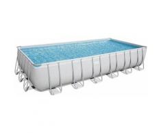 Bestway - Piscina Desmontable Tubular Power Steel 732x366x132 cm Depuradora de arena de 9.463