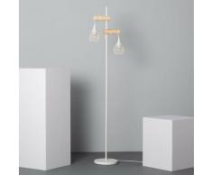 Iluzzia - Lampada da Terra Monah Bianco