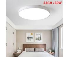 Plafoniera moderna a LED da 30W Plafoniera da soffitto a parete Lampada da bagno per cucina